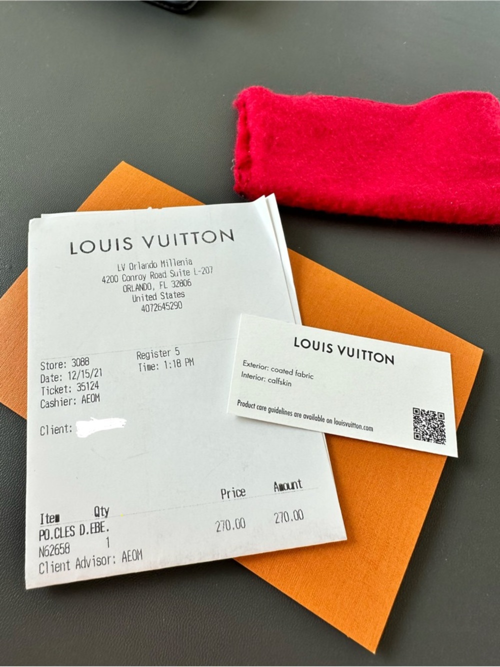 Louis Vuitton Key Pouch - Picture 3 of 9